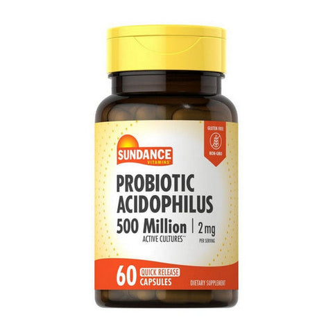 Sundance, Probiotic Acidophilus Active Cultures, 2 Mg, 60 Caps Sundance