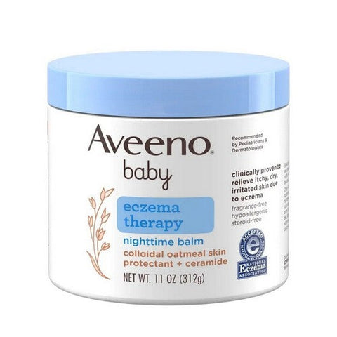 Aveeno, Baby Eczema Therapy Nighttime Balm, 11 Oz