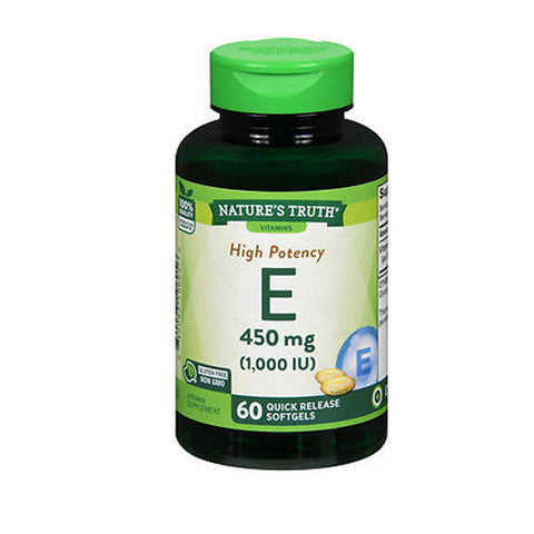 Nature's Truth, High Potency Vitamin E Capsules, 450 Mcg, 60 Softgels Nature's Truth