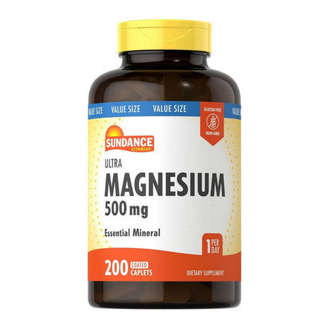 Sundance, Ultra Magnesium Caplets, 500 mg, 200 Tabs Sundance