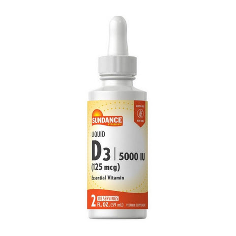 Sundance, Vitamin D3 Liquid, 125 Mcg, 2 Oz Sundance
