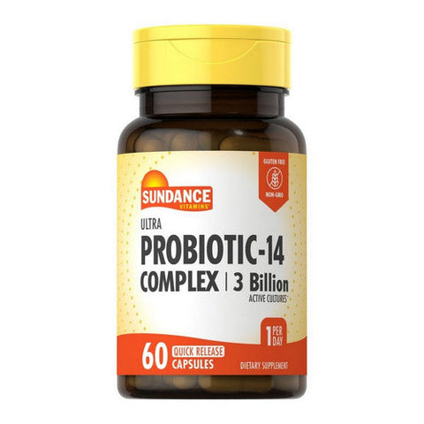 Sundance, Ultra Probiotic-10 Complex Quick Release Capsules, 60 Caps Sundance