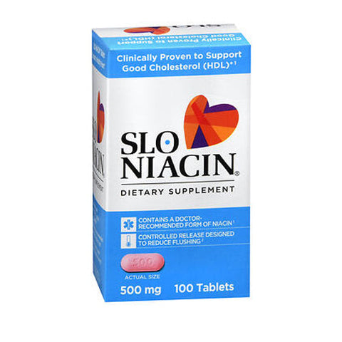Slo-Niacin, Slo-Niacin, 500MG, 100 Tabs Slo-Niacin