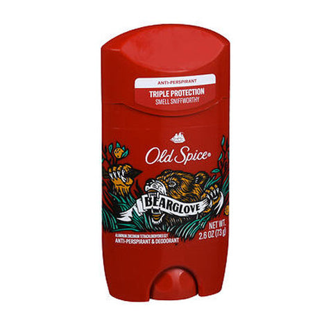 Old Spice, Antiperspirant And Deodorant Stick Bearglove, 2.6 Oz Old Spice