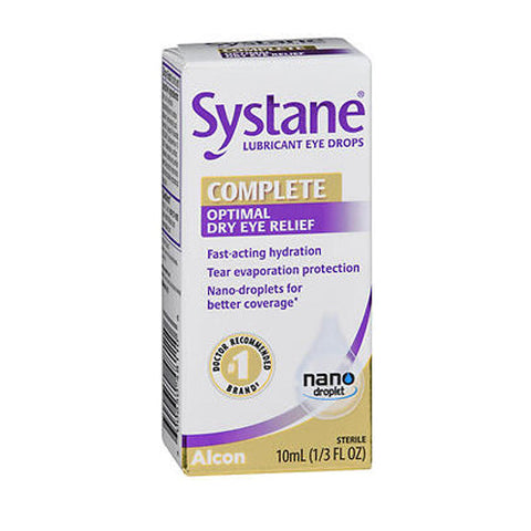 Systane, Complete Optimal Dry Eye Relief Lubricant Eye Drops, 10 ml Systane