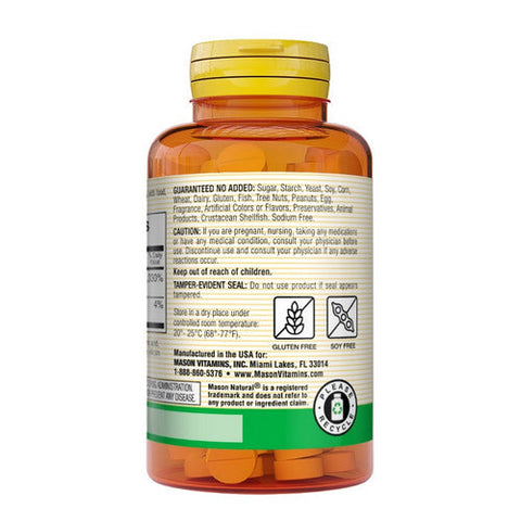 Mason, Natural Vitamin B1, 100 Mg, 100 Tabs Mason