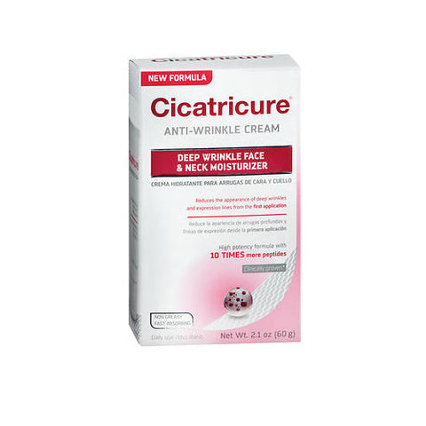 Cicatricure, Deep Anti Wrinkle Face And Neck Moisturizing Cream, 2.1 Oz Cicatricure
