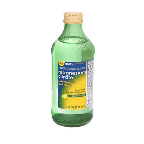 Sunmark, Magnesium Citrate Oral Solution Lemon Flavor, 10 Oz Sunmark
