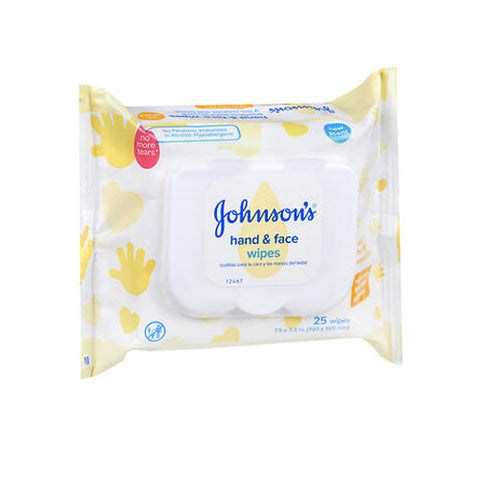 Aveeno, JOHNSON'S Hand & Face Wipes Scented, 25 Each Johnson's