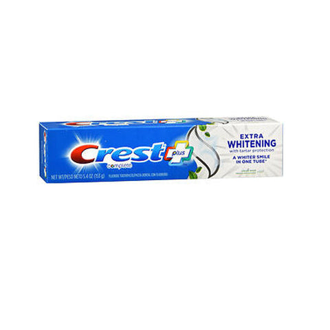 Tampax, Crest Complete Toothpaste Extra Whitening With Tartar Protection Clean Mint, 5.4 Oz Crest