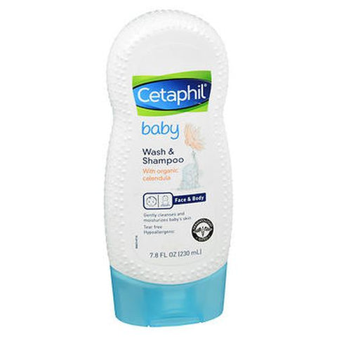 Cetaphil, Wash & Shampoo With Natural Calendula, 7.8 Oz Cetaphil