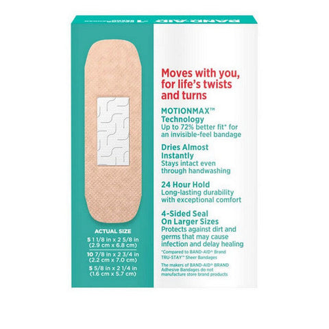 Band-Aid, Skin-Flex Bandages Assorted Sizes, 20 Each Band-Aid