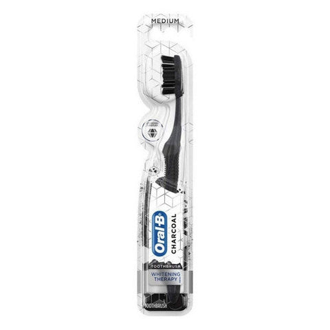 Oral-B, Charcoal Whitening Therapy Toothbrush Medium, 1 Each Oral-B