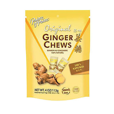 Prince Of Peace, Ginger Chews Original, 4 Oz Prince Of Peace