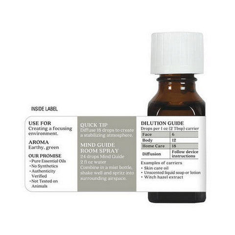 Aura Cacia, Essential Oil Blend, Mind Guide 0.5 Oz Aura Cacia