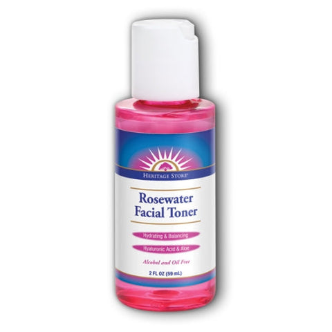 Heritage Store, Rosewater Facial Toner, 2 Oz Heritage Store