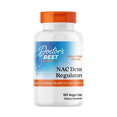 Doctors Best, NAC Detox Regulators, 180 Veggie Caps Doctors Best