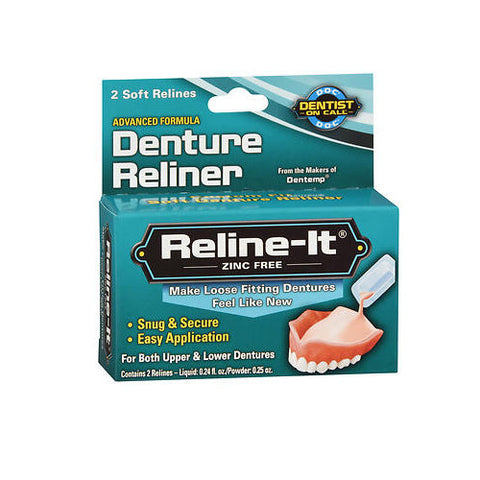 D.O.C., Reline-It Denture Reliner, 2 Each D.O.C.