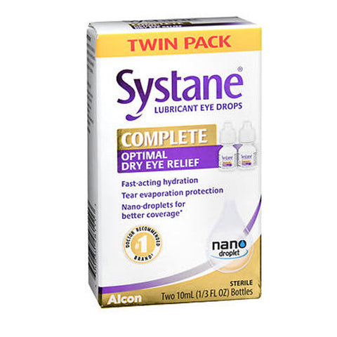 Systane, Complete Optimal Dry Eye Relief Lubricant Eye Drops, 20 ml Systane