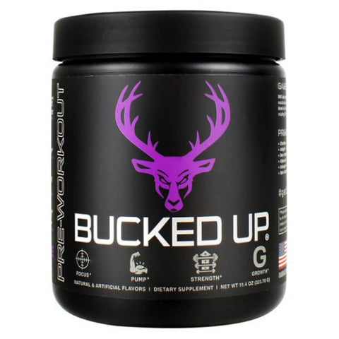 Bucked Up, Pre-Workout Bucked Up, Grape Gainz 11.04 Oz Bucked Up