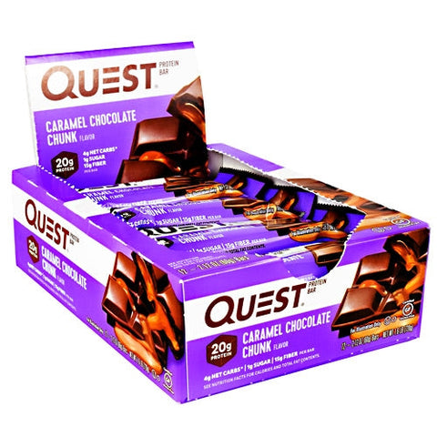 Quest Nutrition, Quest Protein Bar, Caramel Chocolate Crunch 12 Each Quest Nutrition