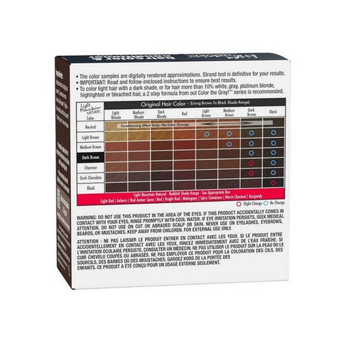 Light Mountain, Natural Hair Colour And Conditioner Dark Brown, 4 Oz Light Mountain