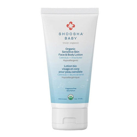 Shoosha, Organic Face & Body Lotion, Unscented 6 Oz Shoosha