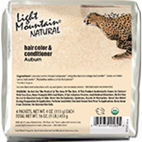 Light Mountain, Natural Hair Color & Conditioner, Auburn 16 Oz Light Mountain