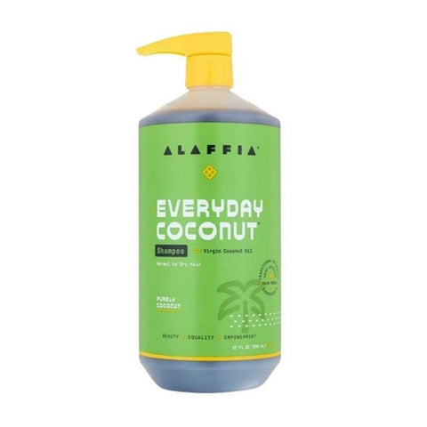 Alaffia, Everyday Shampoo Coconut Purely Coconut, 32 Oz Alaffia