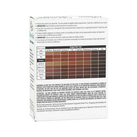 Light Mountain, Color the Gray Natural Haircolor And Conditioner Red, Red 7 Oz Light Mountain