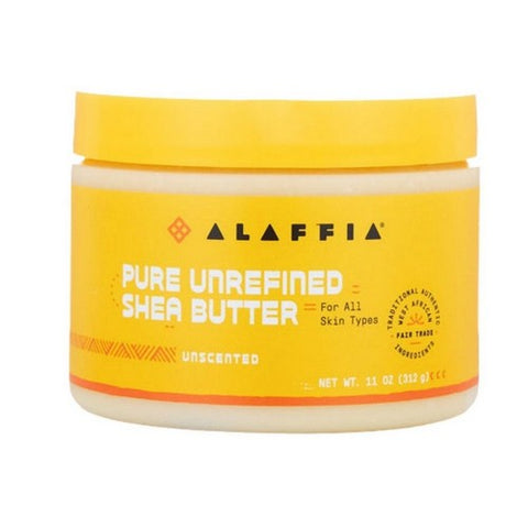 Alaffia, Unrefined Shea Butter Unscented, 11 Oz