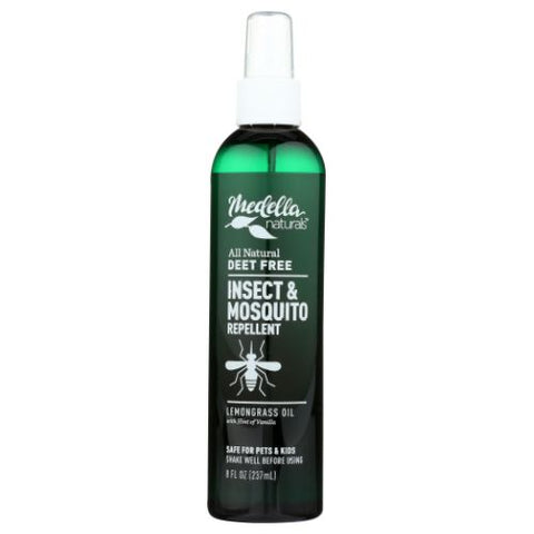 Medella Naturals, Insect & Mosquito Repellent, 8 Oz (Case of 3) Medella Naturals