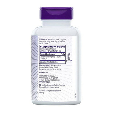 Natrol, Acidophilus Probiotic, 100 Mg, 150 Caps Natrol