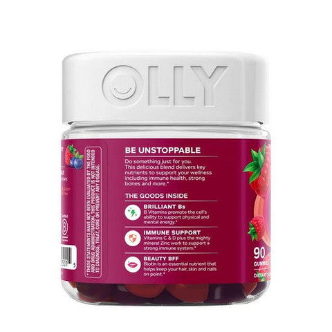 Olly, The Perfect Women's Multi, Blissful Berry 90 Gummies Olly