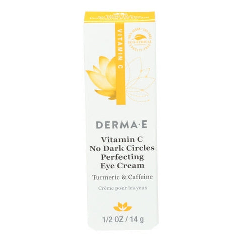 Derma e, Vitamin C No Dark Circles Perfecting Eye Cream, 0.5 Oz Derma e