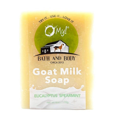 O MY!, Goat Milk Essential Oil Soap, 0, Eucalyptus Spearmint, 6 Oz O MY!