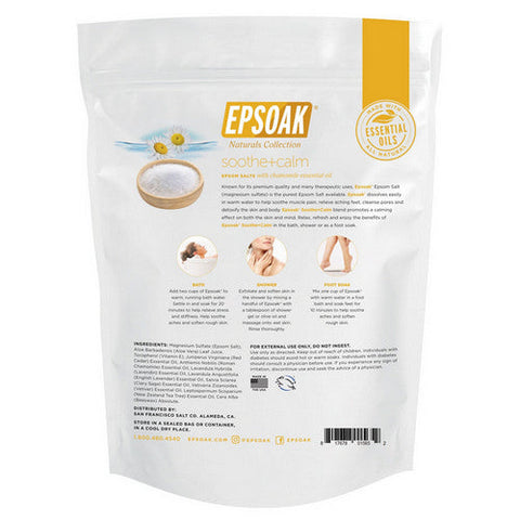 Epsoak, Everyday Epsom Salt Soothe Plus Calm, 2 lbs Epsoak