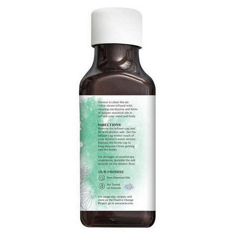 Aura Cacia, Shower Salt, Clearing Eucalyptus 16 Oz Aura Cacia