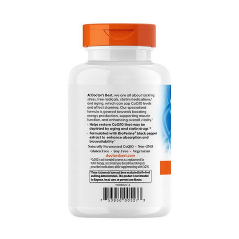 Doctors Best, High Absorption CoQ10 With BioPerine, 300 Mg, 90 Veggie Softgels Doctors Best