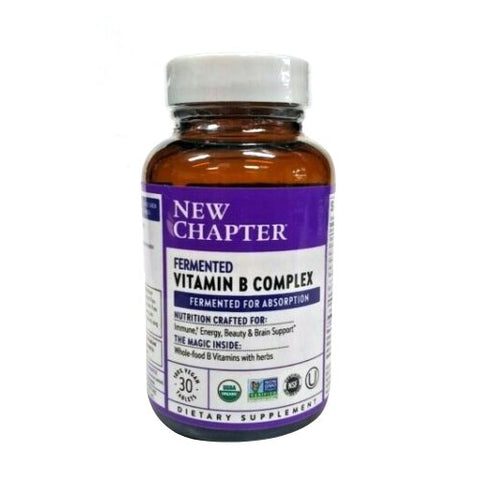 New Chapter, Fermented Vitamin B Complex, 0, 30 Count New Chapter