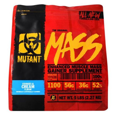Mutant, Mutant Mass, Cookies & Cream 5 lbs Mutant