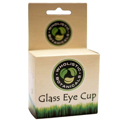 Wholistic Botanicals, Glass Eye Cup, 0, 1 Piece Wholistic Botanicals