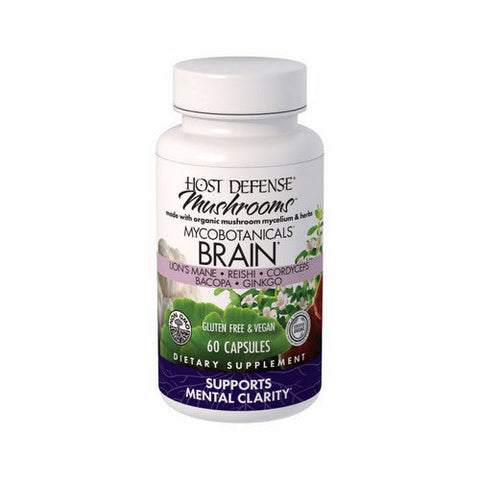 Host Defense, MycoBotanicals Brain, 60 Cap Host Defense