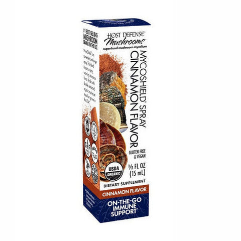 Host Defense, MycoShield Spray Cinnamon, 0.5 Fl Oz Host Defense