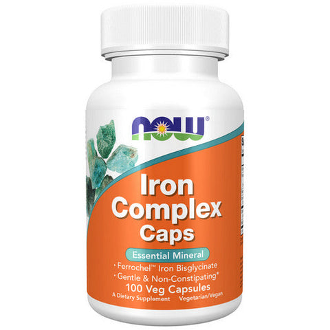Now Foods, Iron Complex Caps, 100 Veg Caps Now Foods