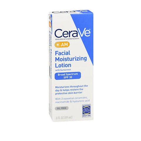Cerave, Facial Moisturizing Lotion AM SPF 30, 3 Oz Cerave