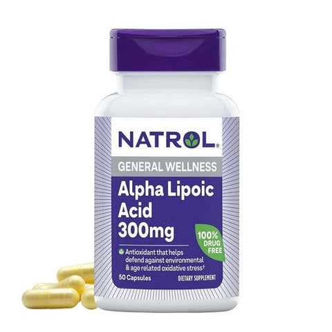 Natrol, Alpha Lipoic Acid, 300 MG, 50 Caps Natrol