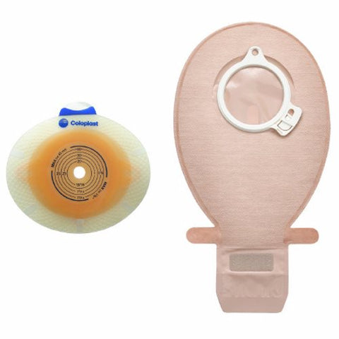 Coloplast, Ostomy Barrier SenSura  Click Trim To Fit, Standard Wear Double Layer Adhesive Green Code 3/8 to 1-1, Box Of 5 Coloplast