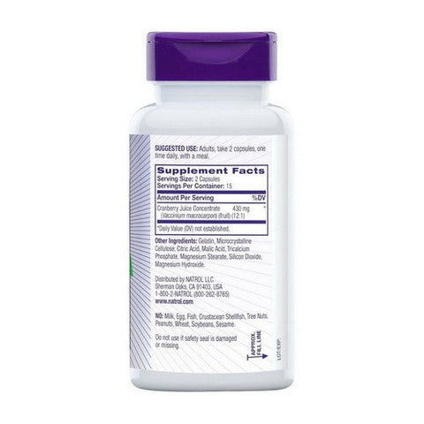 Natrol, Cranberry Women's Health, 430 Mg, 30 Caps Natrol