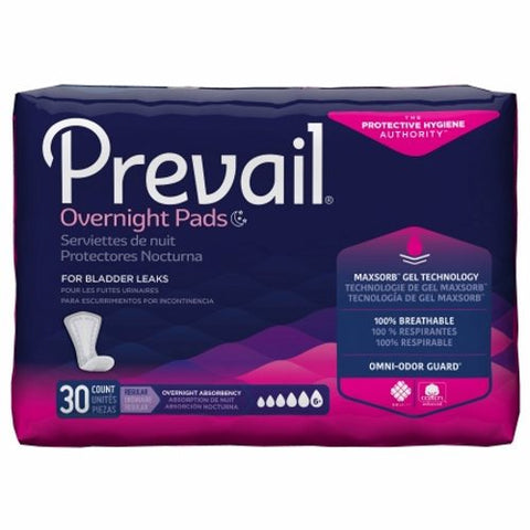 First Quality, Bladder Control Pad 16 Inch Length Heavy Absorbency Polymer Core PVX-120, Case Of 4 First Quality